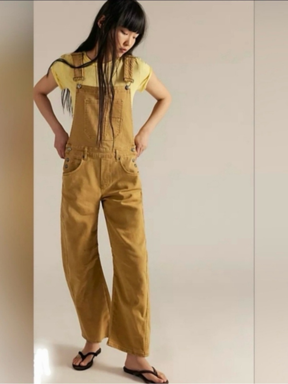 We the Free - Good Luck Barrel Overalls NWOT